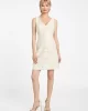Guess SL VEGA DRESS Kadın Krem Elbise W5GK72WH6I0-F14M