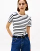 Tommy Hilfiger Kadın Beyaz Slim Fit Kısa Kollu Tişört