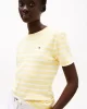 Tommy Hilfiger SLIM CODY C-NK SS Kadın  T-shirt WW0WW405870FR