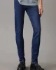Calvin Klein Erkek Dar Paça Denim Lacivert Kot Pantolon