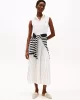Tommy Hilfiger SPORTY PLEATED POLO DRESS NS Kadın  Elbise WW0WW45167YBL