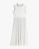 Tommy Hilfiger SPORTY PLEATED POLO DRESS NS Kadın  Elbise WW0WW45167YBL