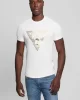 Guess Ss Bsc Chaın Trı Logo Tee Erkek Beyaz T-Shirt M5RI49K9RM1-G011
