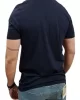 Guess SS BSC CHAIN TRI LOGO TEE Erkek Lacivert T-shirt M5RI49K9RM1-G7V2