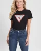 Guess Ss Classıc Fıt Logo Tee Kadın Siyah T-Shirt W2BI69K8FQ1-JBLK