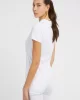 Guess Ss Classıc Fıt Logo Tee Kadın Beyaz T-Shirt W2BI69K8FQ1-G011