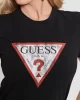 Guess Ss Classıc Fıt Logo Tee Kadın Siyah T-Shirt W2BI69K8FQ1-JBLK