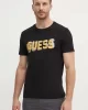 Guess Ss Cn Guess Logo Tee Erkek Siyah T-Shirt M4YI15I3Z14-JBLK