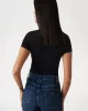 Guess Ss Cn Shıny Trıangle Tee Kadın Siyah T-Shirt W5RI11J1314-JBLK