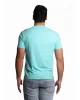 Guess SS CN TRIANGLE PALM TEE Erkek Mavi T-shirt F5GI00J1314-A73B