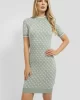 Guess Ss Lıse 4G Logo Swtr Dress Kadın Yeşil Elbise W3YK39Z37K0-F8JZ
