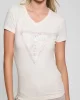 Guess Ss Vn Python Trıangle Tee Kadın Beyaz T-Shirt W5RI21J1314-G012