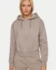 Guess STACIE HOODED SWEATS Kadın Krem Sweatshirt V4BQ00KC5O0-WTDG