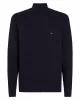 Tommy Hilfiger STRUCTURE ROLL NECK Erkek Lacivert Kazak MW0MW36526DW5