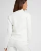Guess New Allıe Scuba Zıp Sweatshırt Kadın Krem Eşofman Üstü V2YQ17K7UW2-G6K5
