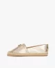 Tommy Hilfiger TH LOGO METALLIC LEATHER ESPAD Kadın  Babet FW0FW086520HS