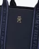Tommy Hilfiger Kadın Logo Bantlı Çapraz Askılı Tote Çanta