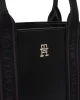 Tommy Hilfiger TH LOGOTAPE MINI TOTE Kadın beyaz El Çantası AW0AW17201BDS