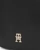Tommy Hilfiger TH LOGOTAPE SADDLE BAG Kadın siyah Çapraz Çanta AW0AW17184BDS
