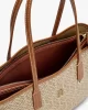 Tommy Hilfiger Kadın Kahverengi Monoplay Deri Tote Çanta