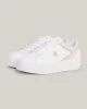 Tommy Hilfiger TH PLATFORM COURT SNEAKER Kadın Beyaz Sneaker FW0FW079100LB