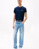 Tommy Jeans Erkek Lacivert Logolu T-Shirt