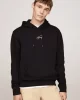 Tommy Jeans Erkek Altın İmza Logolu Kapüşonlu Sweatshirt