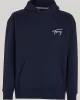 Tommy Hilfiger TJM RLX SIGNATURE HOODIE EXT Erkek Lacivert Sweatshirt DM0DM17990C1G