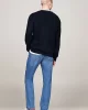 Tommy Jeans TJM SLIM CABLE KNIT CNECK Erkek MAVİ Kazak DM0DM19440C1G