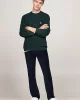 Tommy Jeans TJM SLIM CABLE KNIT CNECK Erkek Yeşil Kazak DM0DM19440CWG