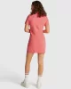 Tommy Jeans TJW BADGE PIQUE POLO DRESS Kadın  Elbise DW0DW20302XI2