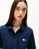 Tommy Jeans TJW BADGE PIQUE POLO DRESS Kadın  Elbise DW0DW20302C1G