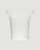 Tommy Jeans TJW BOAT NECK TOP SS EXT Kadın beyaz T-shirt DW0DW20234YBL