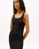 Tommy Jeans TJW BUTTON TANK DRESS Kadın siyah Elbise DW0DW19477BDS