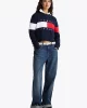Tommy Jeans TJW CENTER FLAG SWEATER EXT Kadın  Kazak DW0DW19335C1G