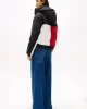 Tommy Jeans TJW CROP FLAG PUFFER Kadın lacivert Mont DW0DW20550BDS