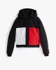 Tommy Jeans TJW CROP FLAG PUFFER Kadın lacivert Mont DW0DW20550BDS