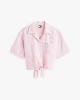 Tommy Jeans TJW CRP LINEN SS SHIRT Kadın  Gömlek DW0DW20286TH3