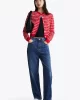 Tommy Jeans TJW CRP SCRIPT AOP CARDIGAN Kadın  Hırka DW0DW193400KS