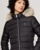 Tommy Jeans TJW ESSENTIAL HOODED DOWN COAT Kadın SİYAH Mont DW0DW18864BDS