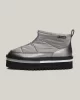 Tommy Jeans TJW NYLON FLATFORM BOOT WL Kadın Metalik Gri Bot EN0EN02689TRH