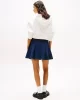 Tommy Jeans TJW PIQUE BADGE F&F SKIRT EXT Kadın  Etek DW0DW20268C1G