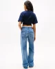 Tommy Jeans TJW REG WAIST TIE BADGE TEE EXT Kadın  Crop DW0DW20321C1G