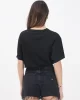 Tommy Jeans TJW REG WAIST TIE BADGE TEE EXT Kadın  Crop DW0DW20321BDS