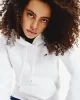 Tommy Hilfiger TJW REGULAR FLEECE HOODIE Kadın Beyaz Sweatshirt DW0DW09228YBR