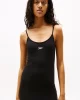 Tommy Jeans TJW SCRIPT STRAP MIDI DRESS EXT Kadın  Elbise DW0DW20330BDS