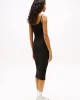 Tommy Jeans TJW SCRIPT STRAP MIDI DRESS EXT Kadın  Elbise DW0DW20330BDS