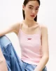 Tommy Jeans TJW SCRIPT STRAPPY TOP Kadın  Atlet DW0DW20241TH3