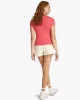 Tommy Jeans TJW SLIM TONAL LINEAR TEE EXT Kadın kırmızı T-shirt DW0DW20315XI2