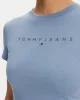 Tommy Jeans TJW SLIM TONAL LINEAR TEE EXT Kadın  T-shirt DW0DW20315DY6
